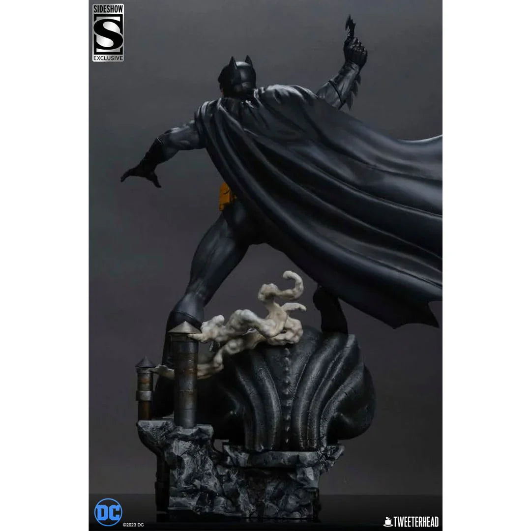 Batman (Schwarz und Grau Edition) Viertel Maßstab Maquette Statue von Tweeterhead