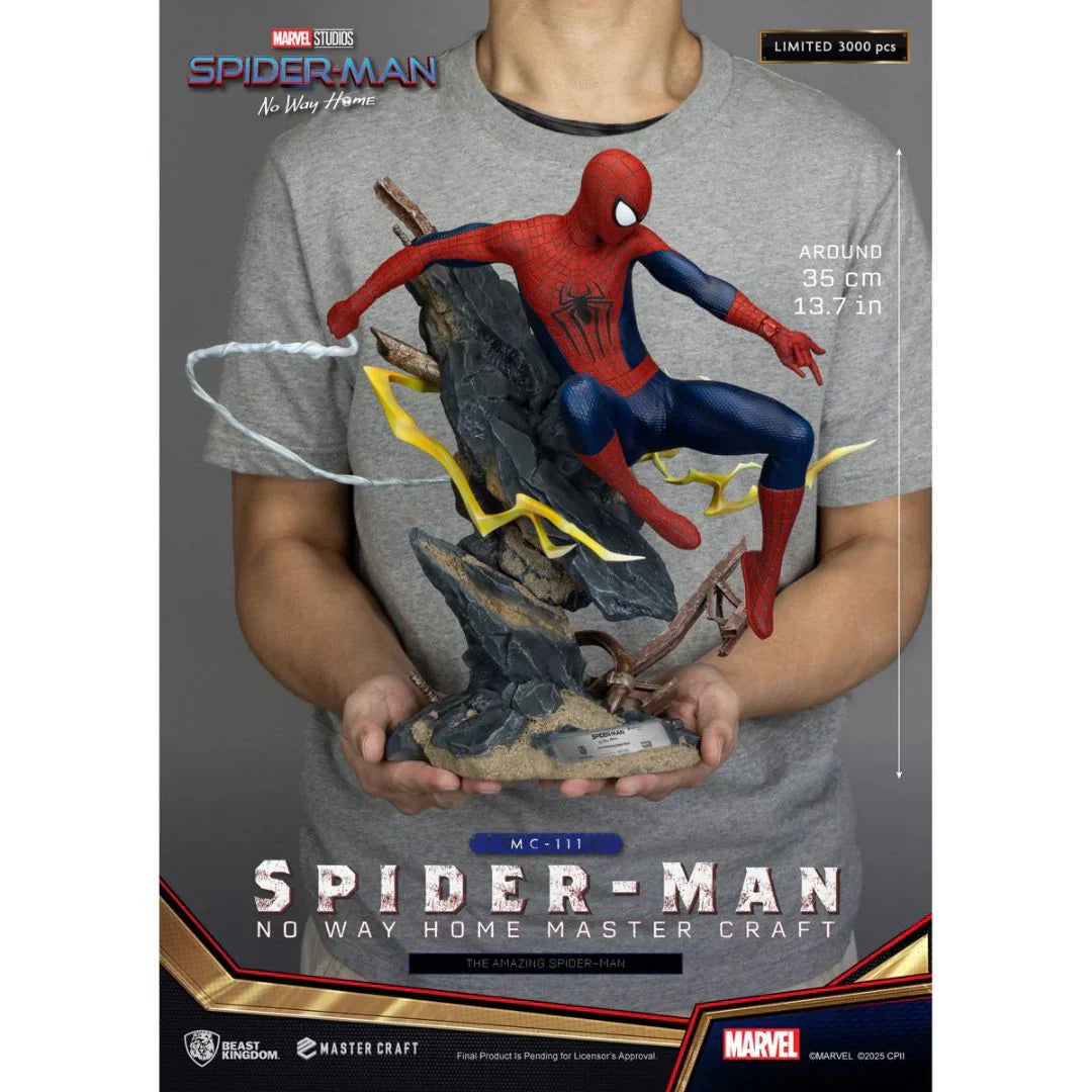 Spider-Man: No Way Home Die unglaubliche Spider-Man MC-111 Master Craft Statue