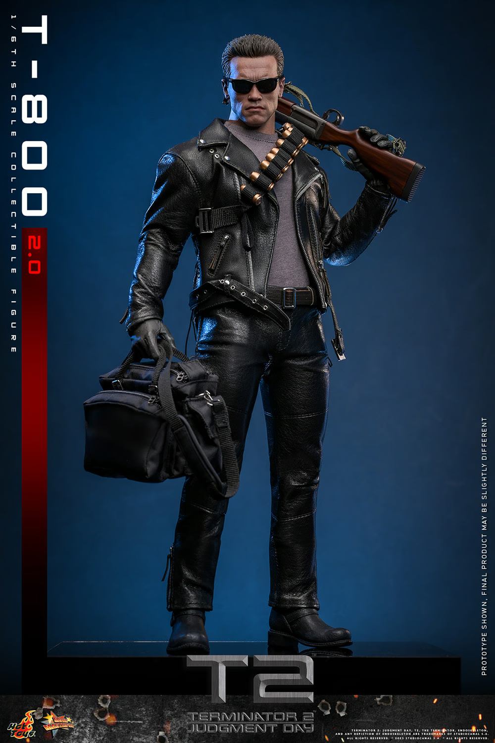 T-800 (2.0) Sixth Scale Figure von Hot Toys
