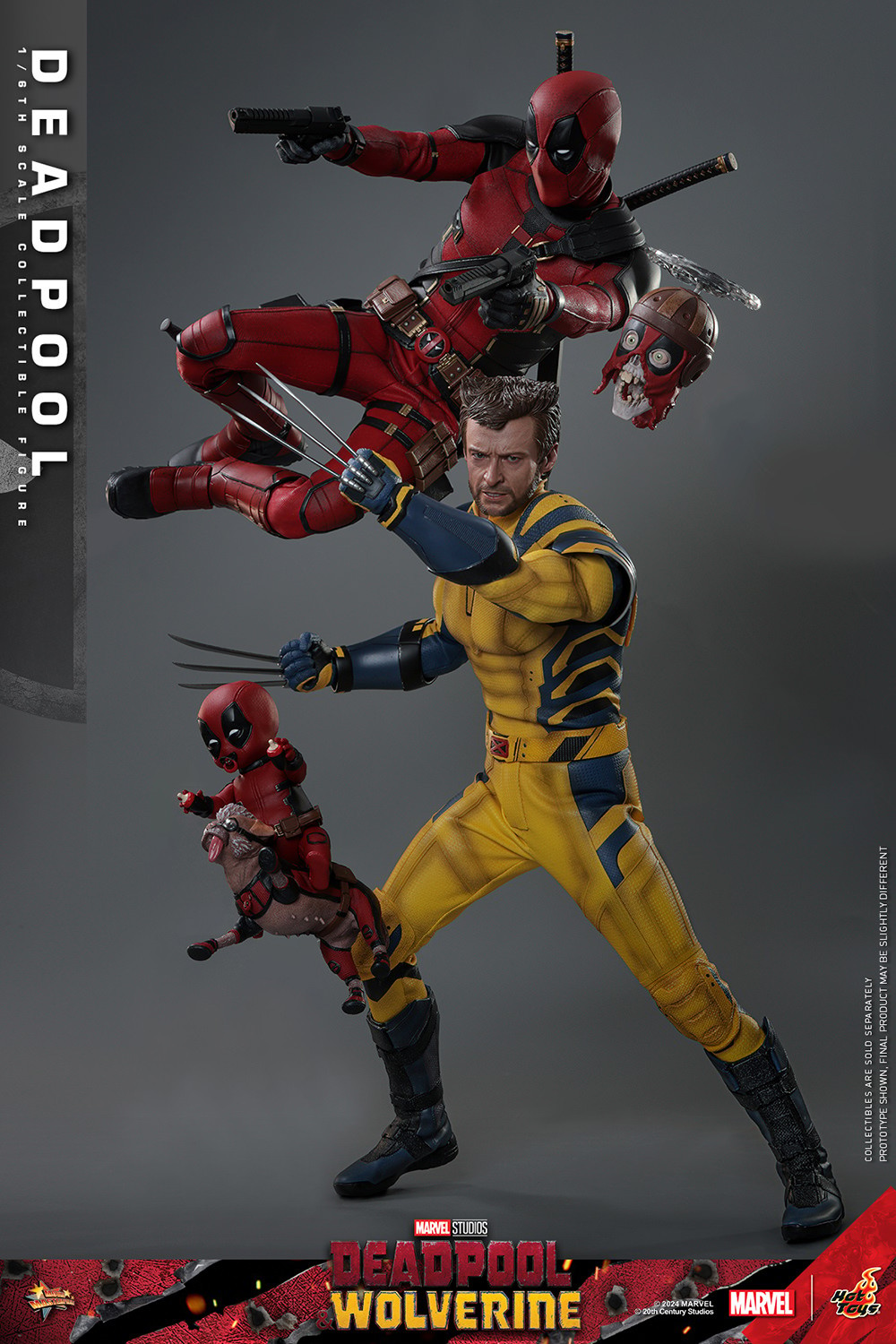 DEADPOOL Sechster Maßstab Figur von Hot Toys