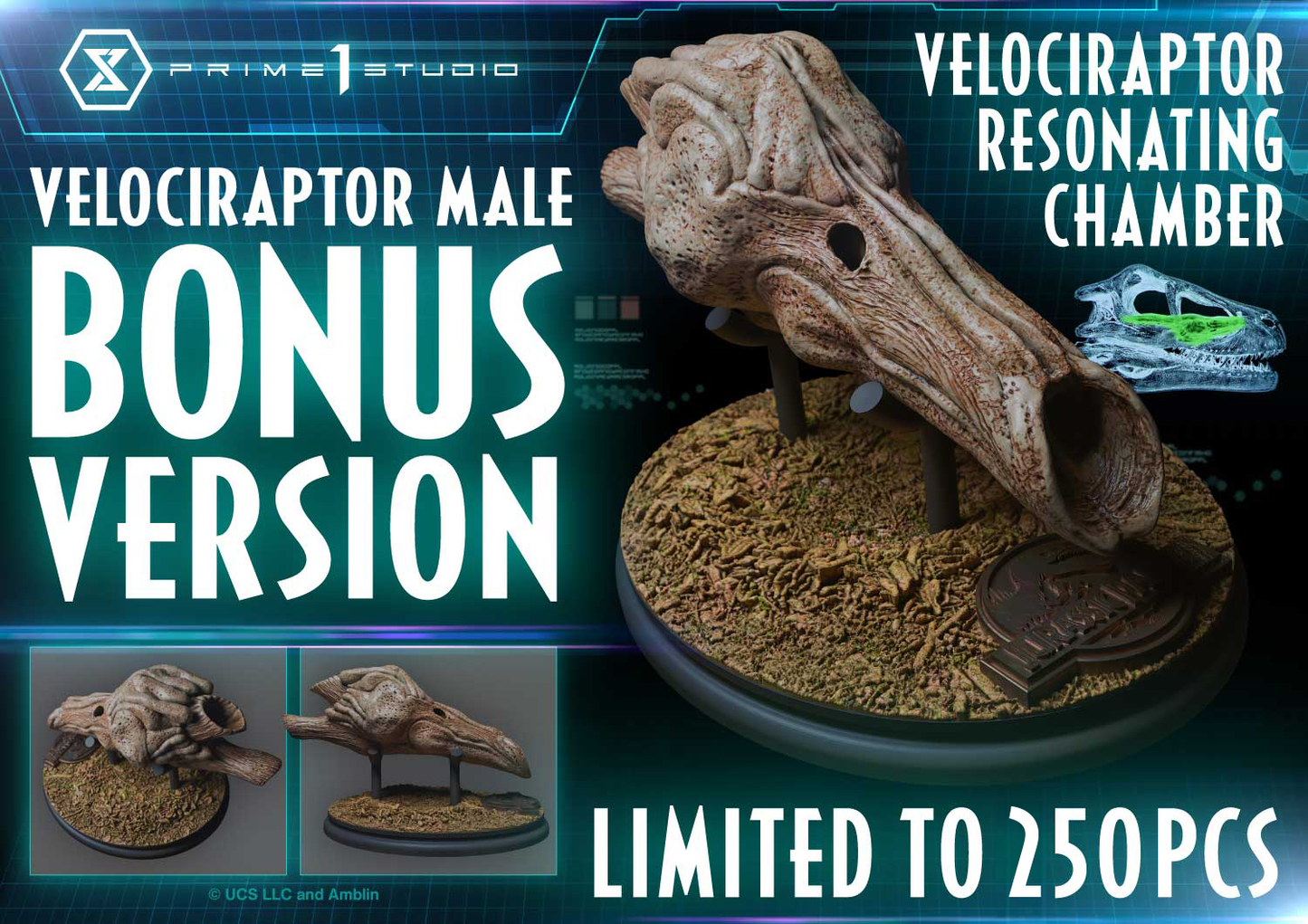 Jurassic Park III Velociraptor Männlich Bonusversion