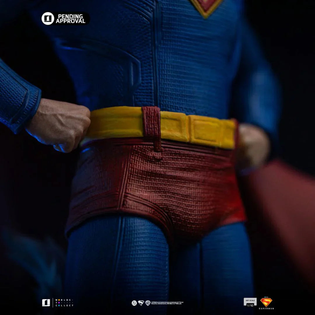 Superman & Krypto Art Scale Statue von Iron Studios