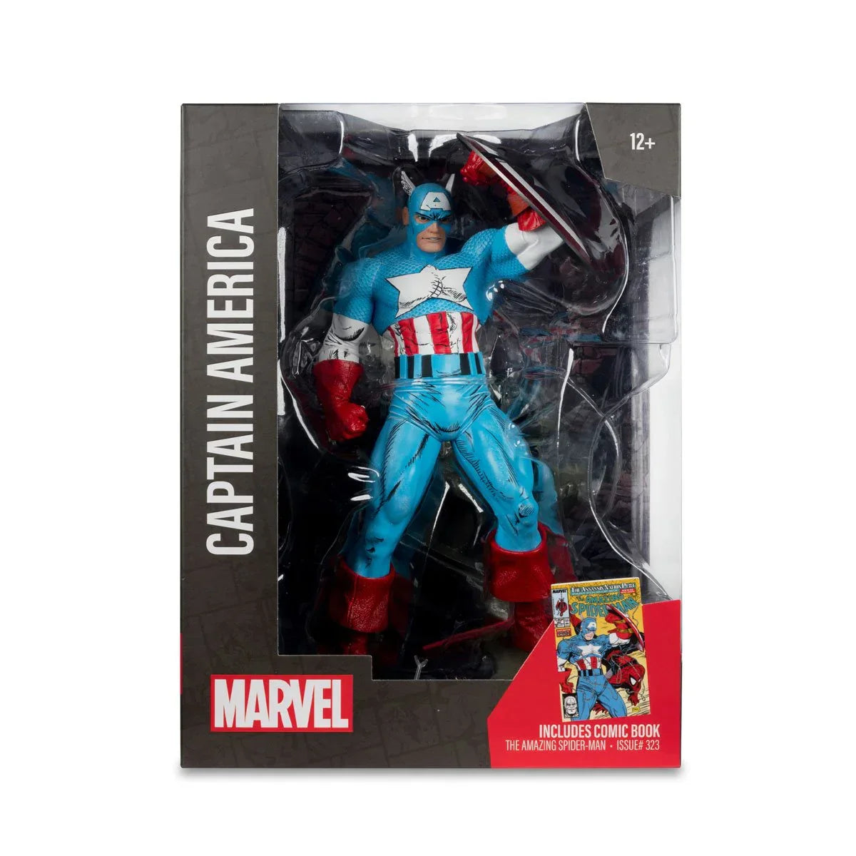 Captain America Der erstaunliche Spider-Man #323 1:6 Maßstab Posenfigur mit Szene