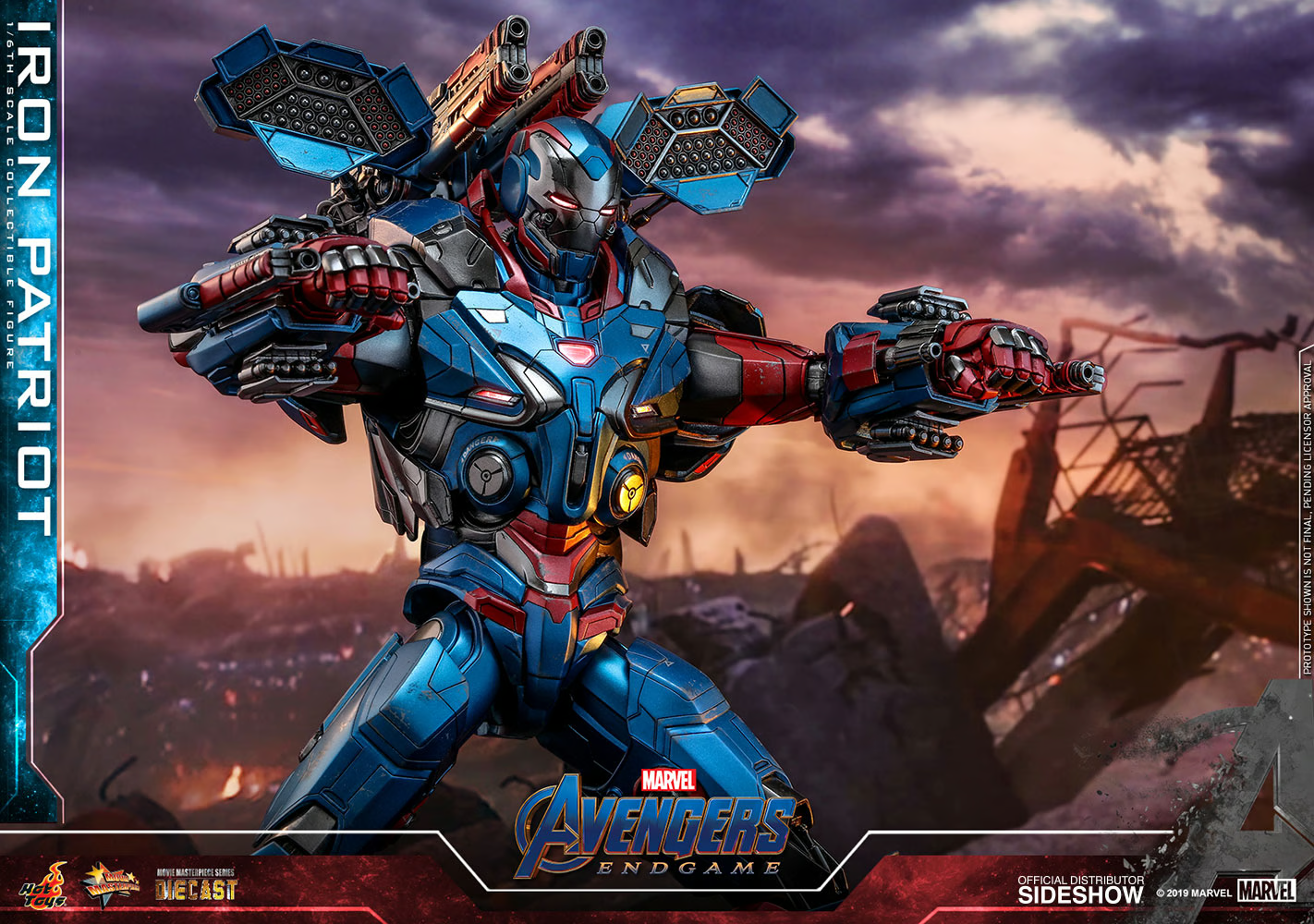 Iron Patriot Sixth Scale Figur von Hot Toys