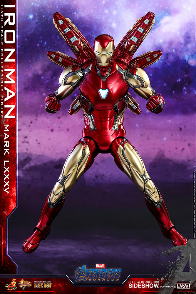 IRON MAN MARK LXXXV Sechster Maßstab Figur von Hot Toys