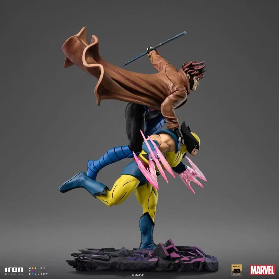 Gambit & Wolverine Deluxe Statue von Iron Studios