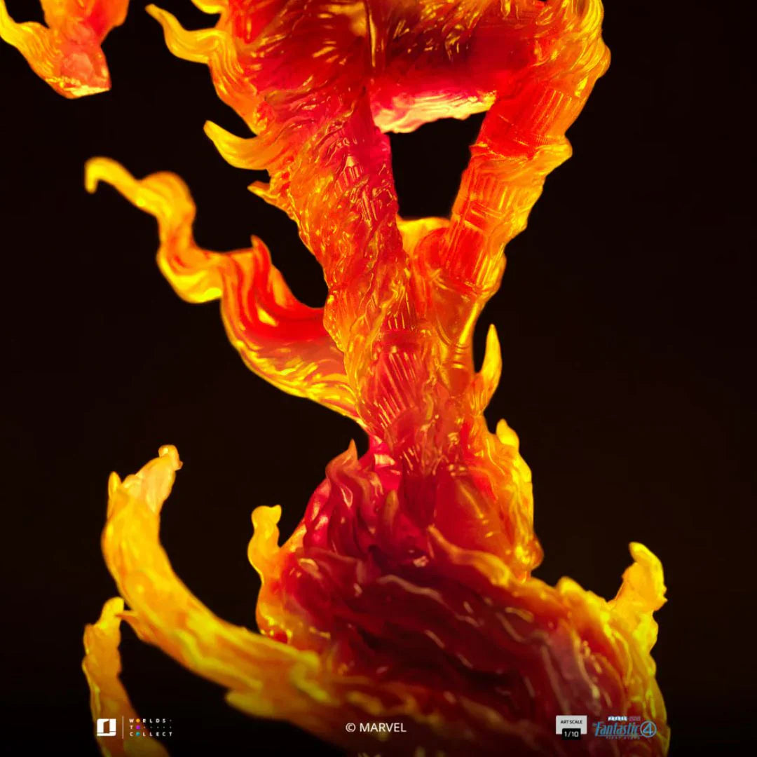 Human Torch Art Scale Statue von Iron Studios