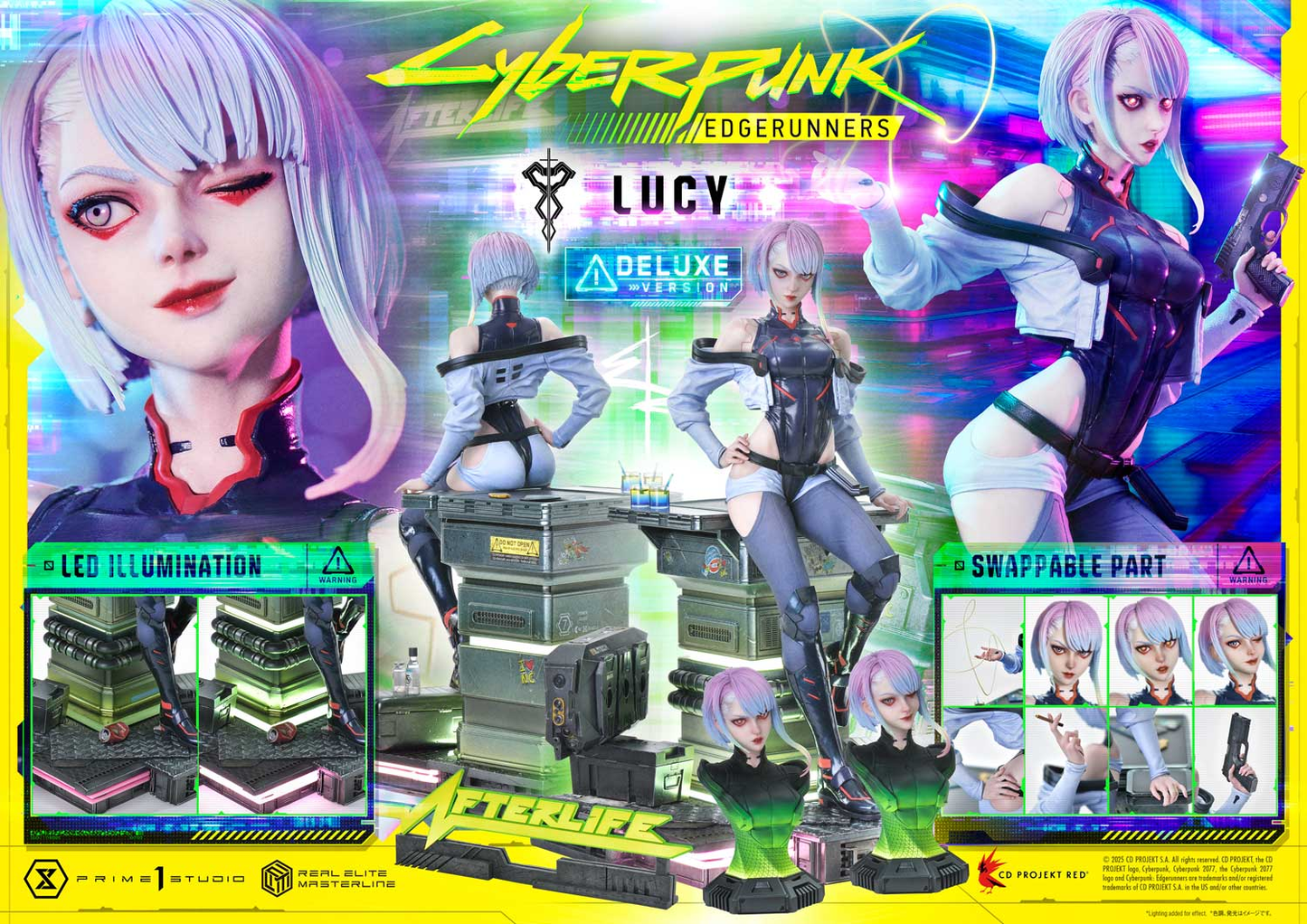 Cyberpunk Edgerunners Lucy DX Bonus Version von Prime 1 Studio