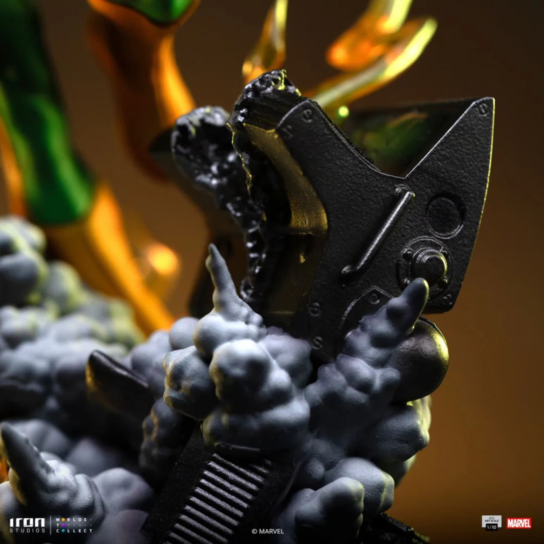 Spider-Man Elektro Statue von Iron Studios