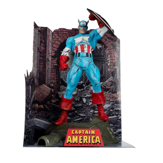 Captain America Der erstaunliche Spider-Man #323 1:6 Maßstab Posenfigur mit Szene