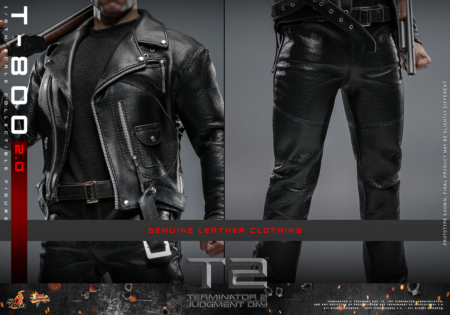 T-800 (2.0) Sixth Scale Figure von Hot Toys