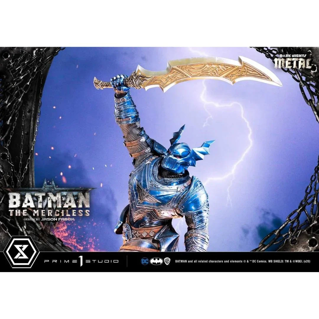 Die gnadenlosen Dunklen Ritter Metallstatue von Prime 1 Studio