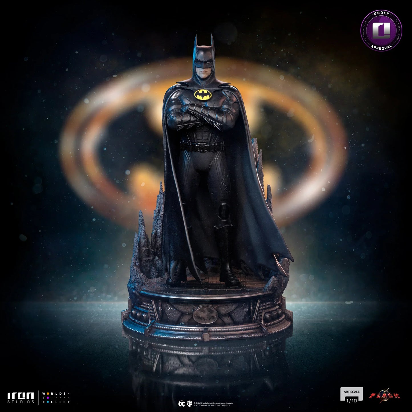 Die Flash Batman Deluxe Statue im Maßstab 1:10