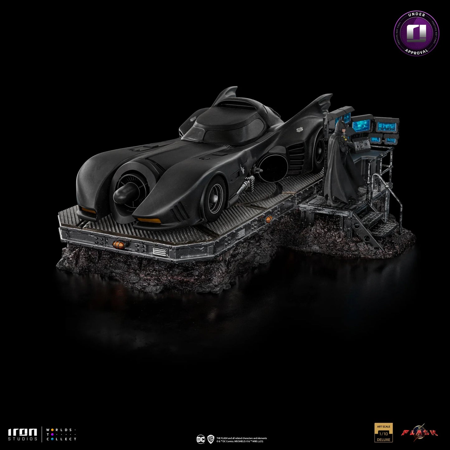 Die Flash-Film Batmobile Deluxe Art Scale Limited Edition 1:10 Statue