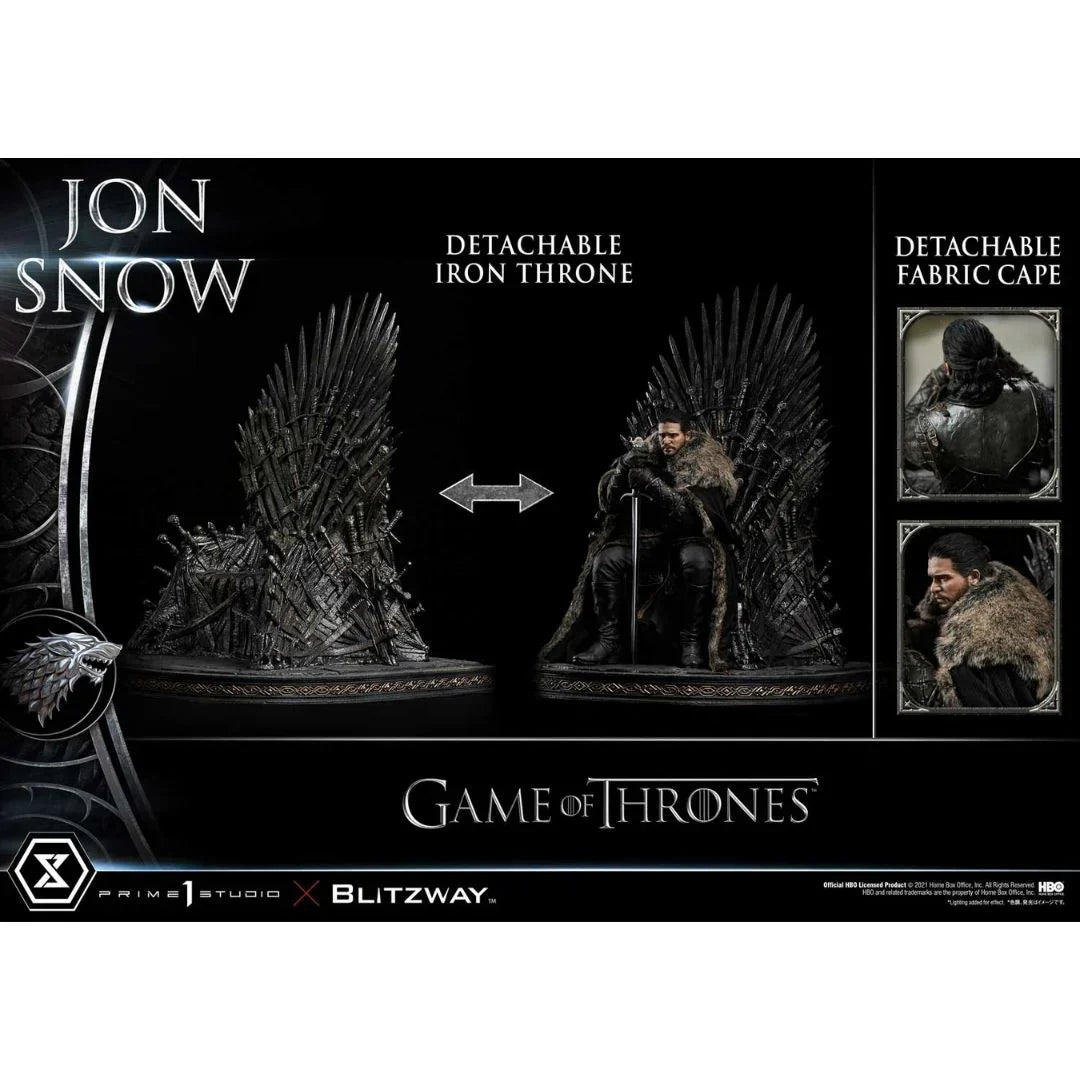 Game Of Thrones Jon Snow 1/4 Maßstab Figur von Prime1 Studios