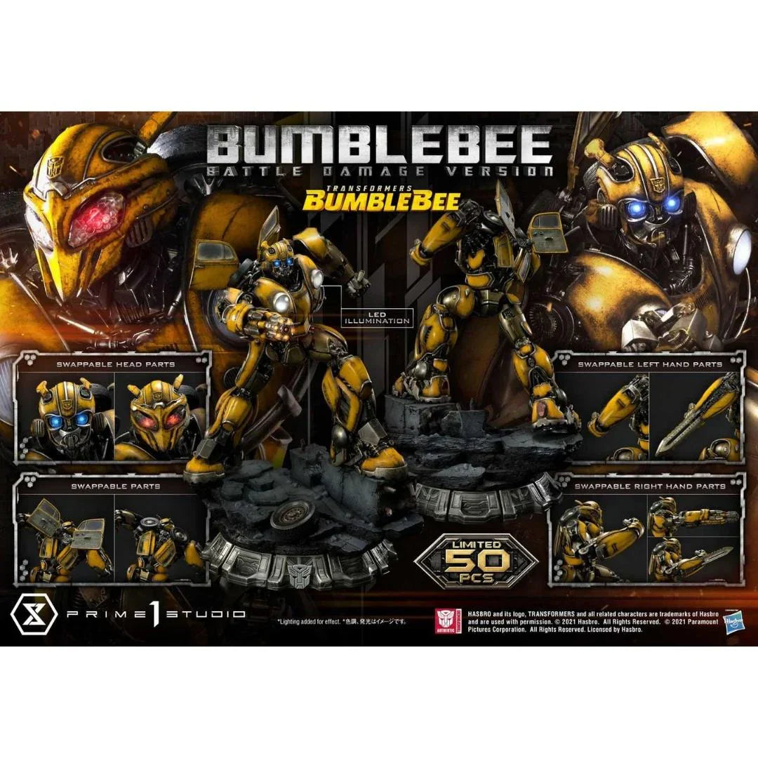 Bumblebee Kampfbeschädigte Version Statue von Prime 1 Studio