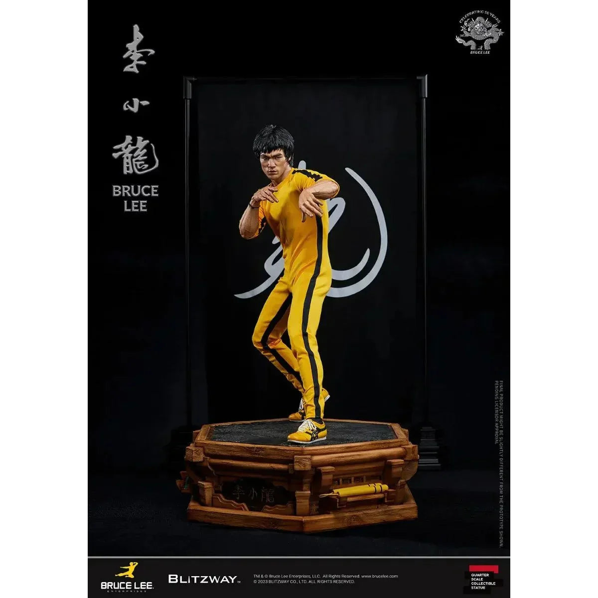 Bruce Lee Tribute 50. Jubiläum Superb Scale 1:4 Statue