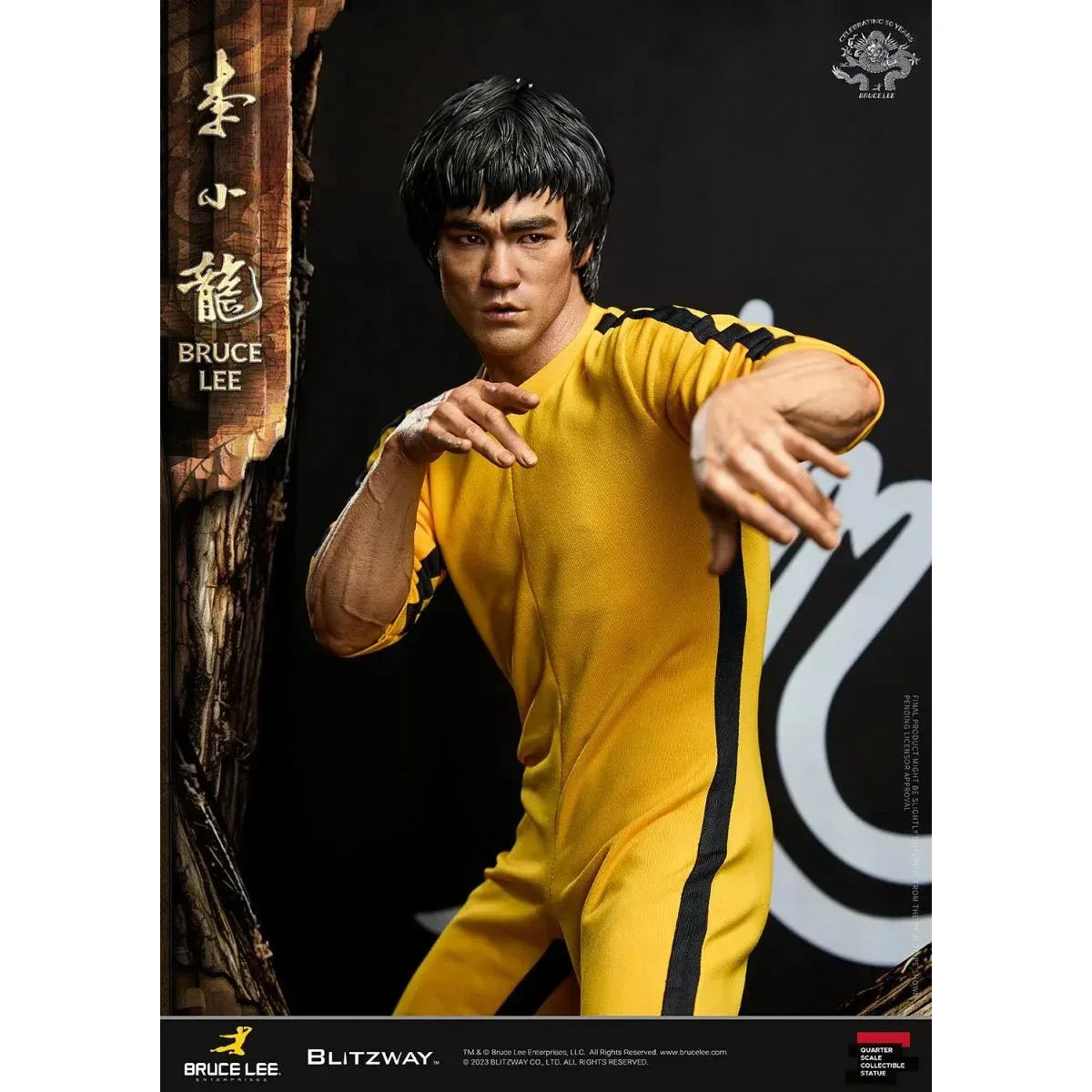 Bruce Lee Tribute 50. Jubiläum Superb Scale 1:4 Statue