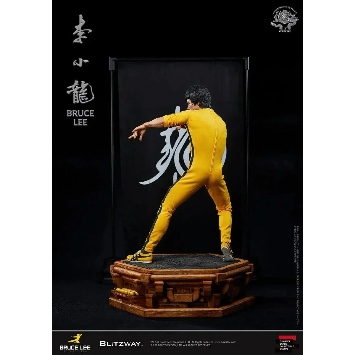 Bruce Lee Tribute 50. Jubiläum Superb Scale 1:4 Statue