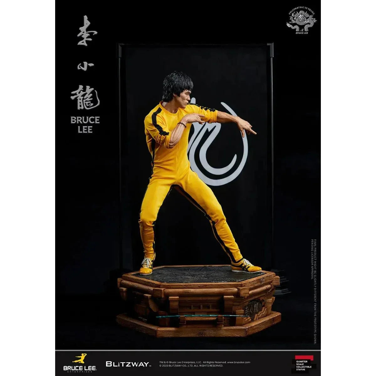 Bruce Lee Tribute 50. Jubiläum Superb Scale 1:4 Statue