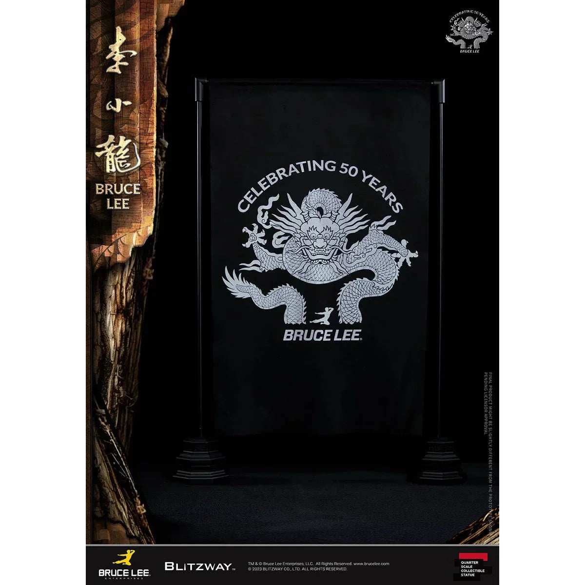 Bruce Lee Tribute 50. Jubiläum Superb Scale 1:4 Statue