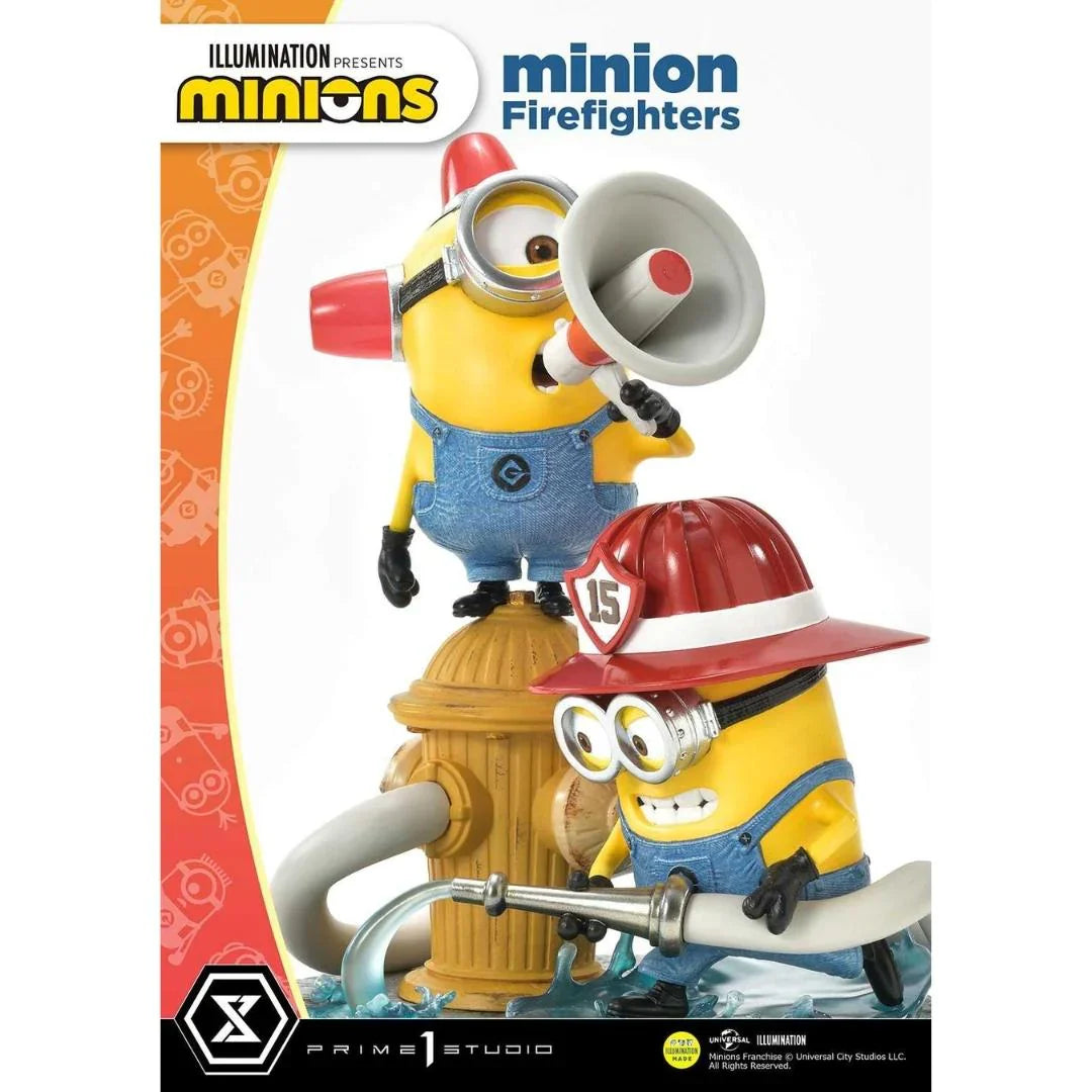 Minions Feuerwehr-Diorama von Prime 1 Studio