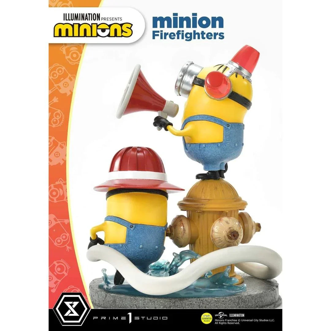 Minions Feuerwehr-Diorama von Prime 1 Studio