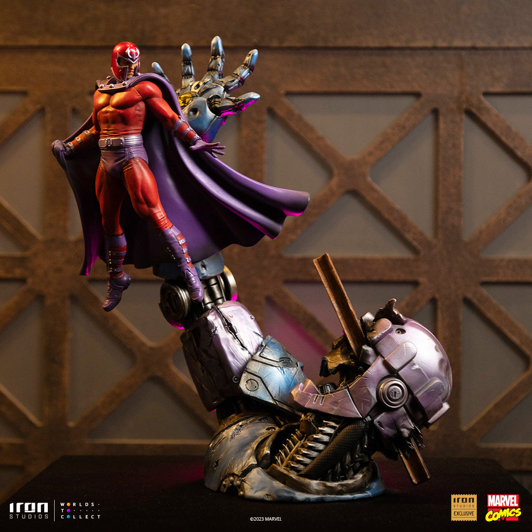 Magneto vs Sentinel CCXP Exklusive 1/10 Maßstab Diorama von Iron Studios