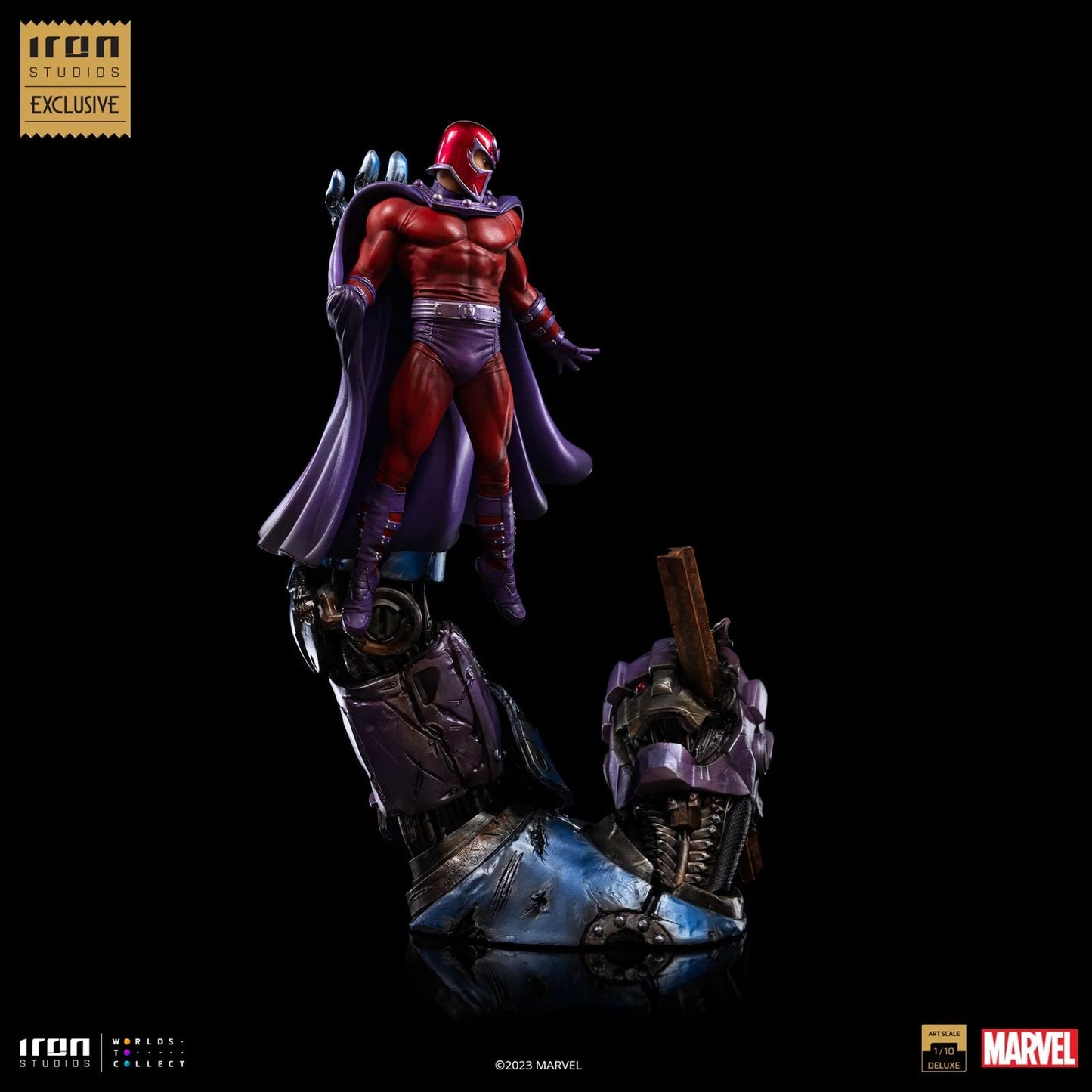 Magneto vs Sentinel CCXP Exklusive 1/10 Maßstab Diorama von Iron Studios