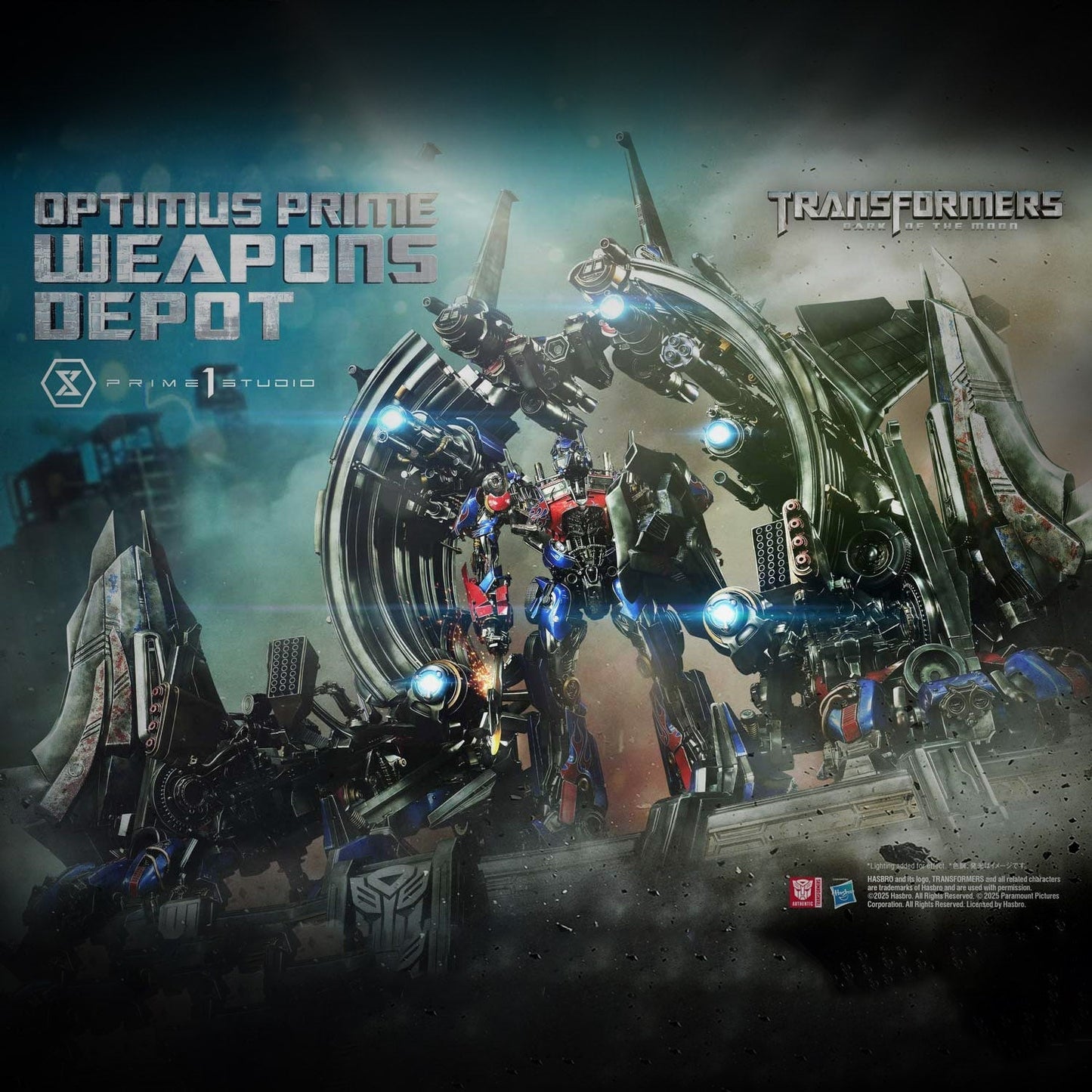 Transformers: DOTM Optimus Prime Waffenlager (Bonus-Version) von Prime 1 Studio