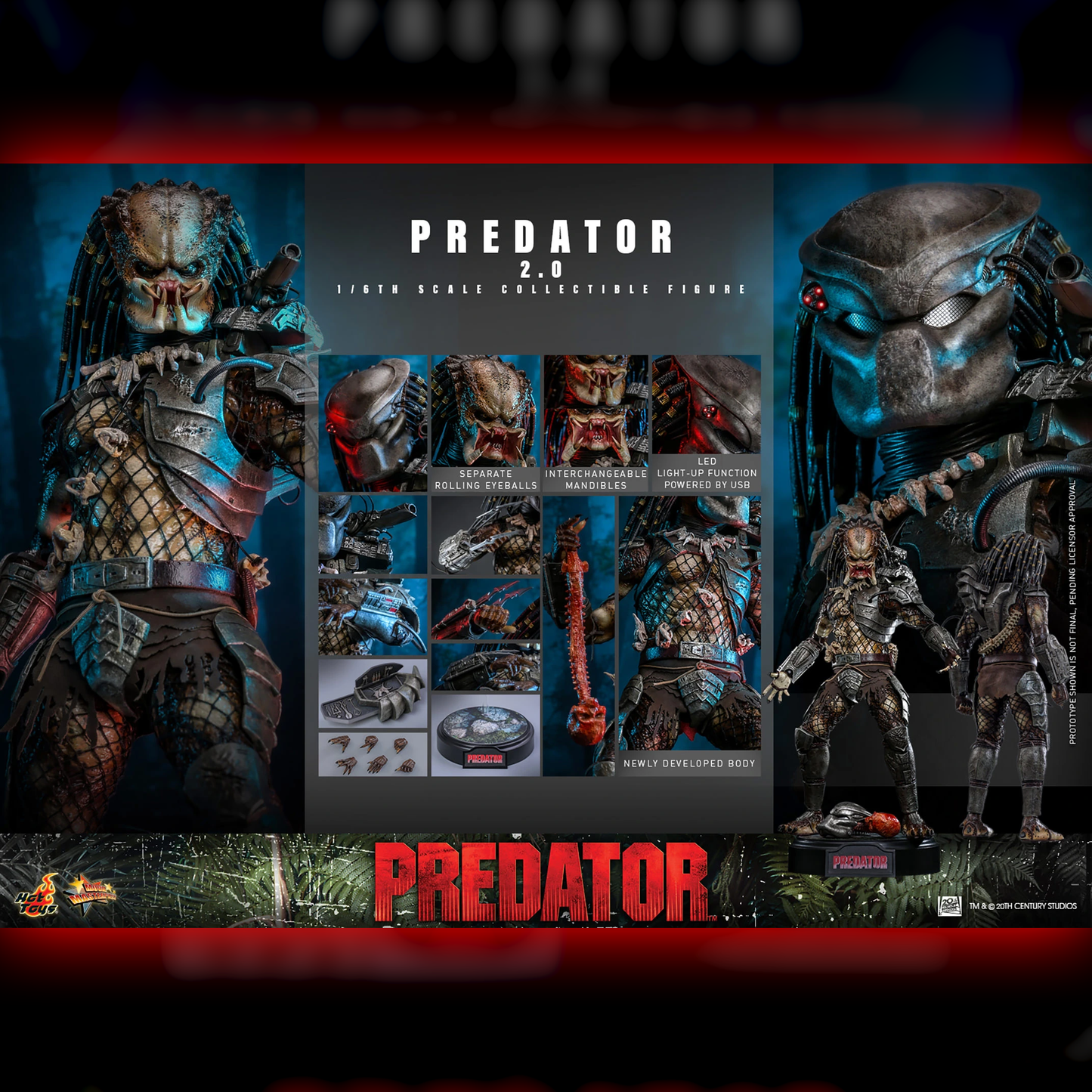 Predator (2.0) Sixth Scale Figure von Hot Toys