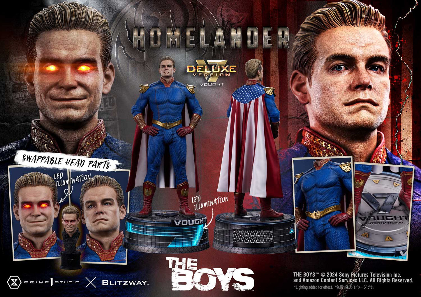 Die Boys Homelander Deluxe Version von Prime 1 Studio