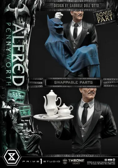 Alfred Pennyworth Thron-Erbe Statue von Prime 1 Studios