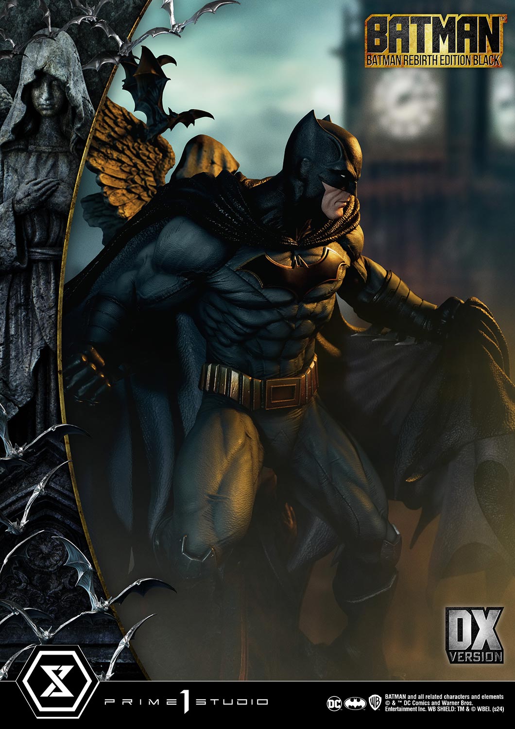 Batman Rebirth Edition (Schwarz) DX Bonus-Version Statue von Prime 1 Studio