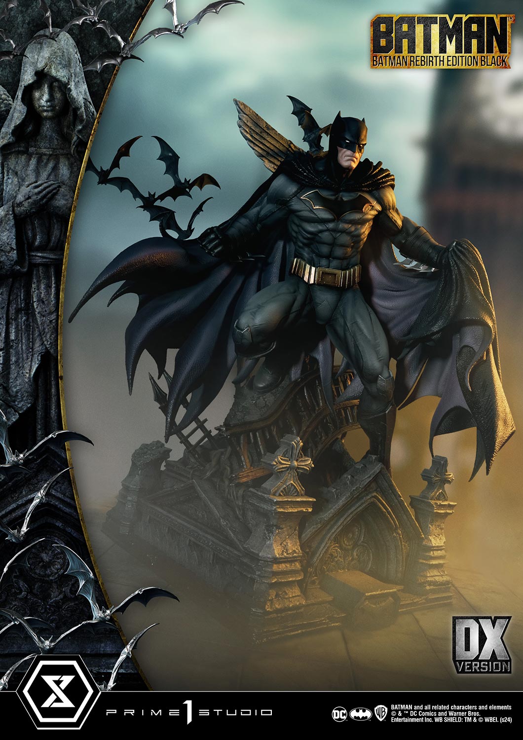 Batman Rebirth Edition (Schwarz) DX Bonus-Version Statue von Prime 1 Studio
