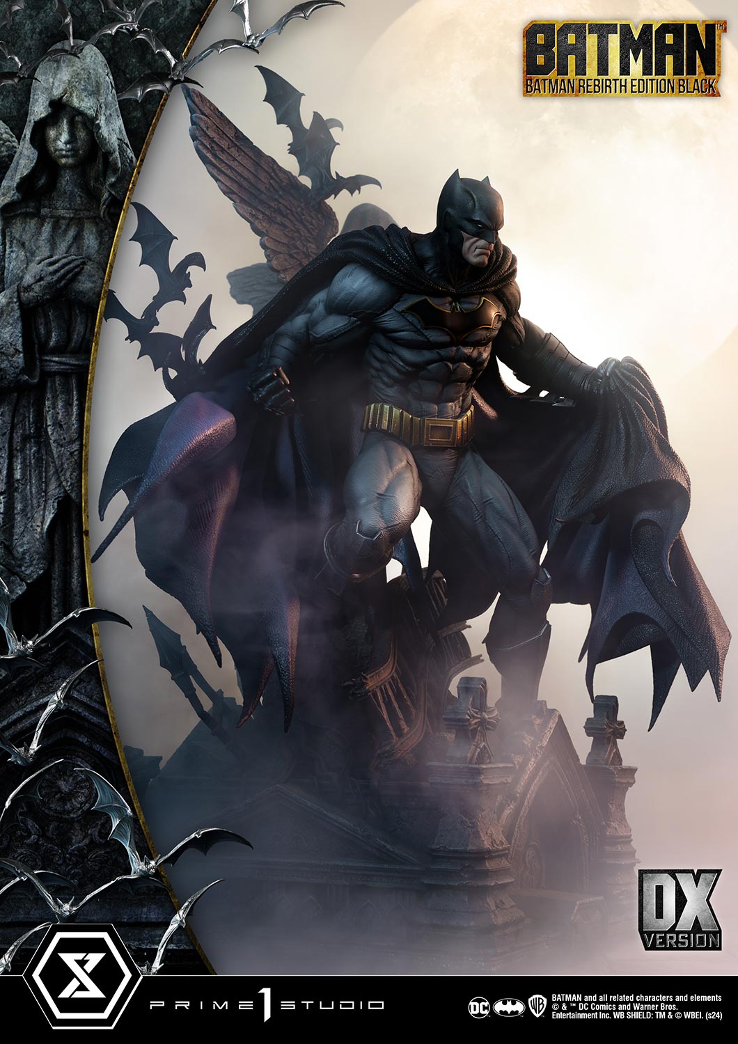 Batman Rebirth Edition (Schwarz) DX Bonus-Version Statue von Prime 1 Studio