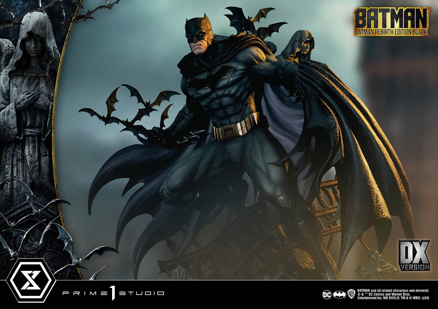 Batman Rebirth Edition (Schwarz) DX Bonus-Version Statue von Prime 1 Studio