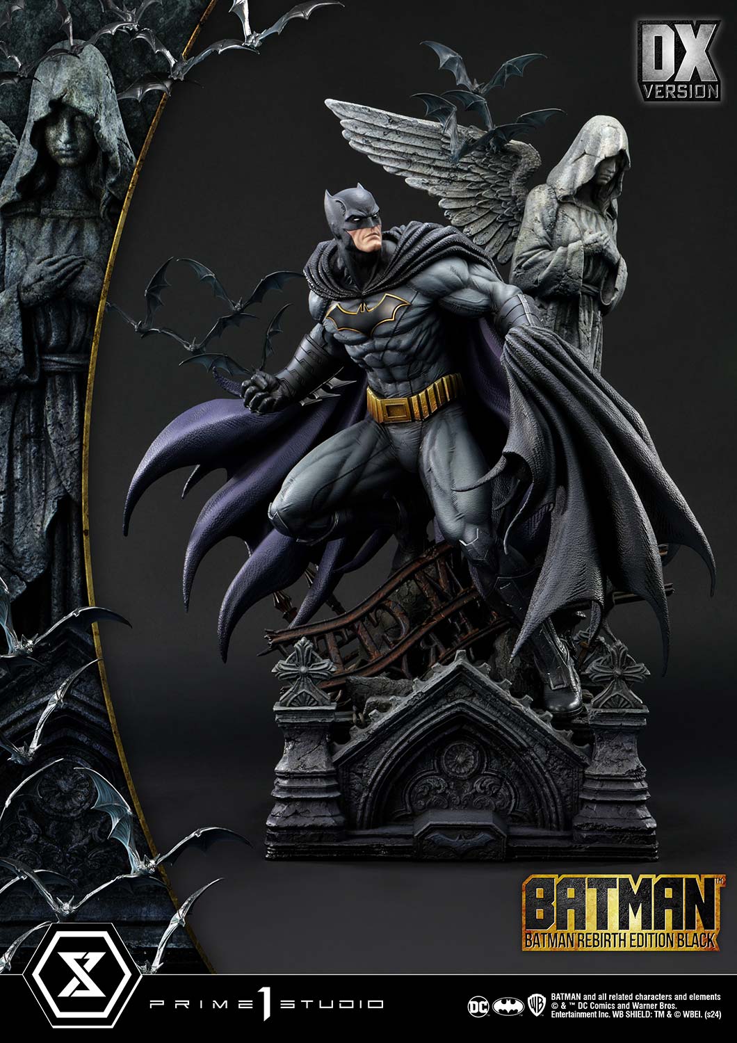 Batman Rebirth Edition (Schwarz) DX Bonus-Version Statue von Prime 1 Studio