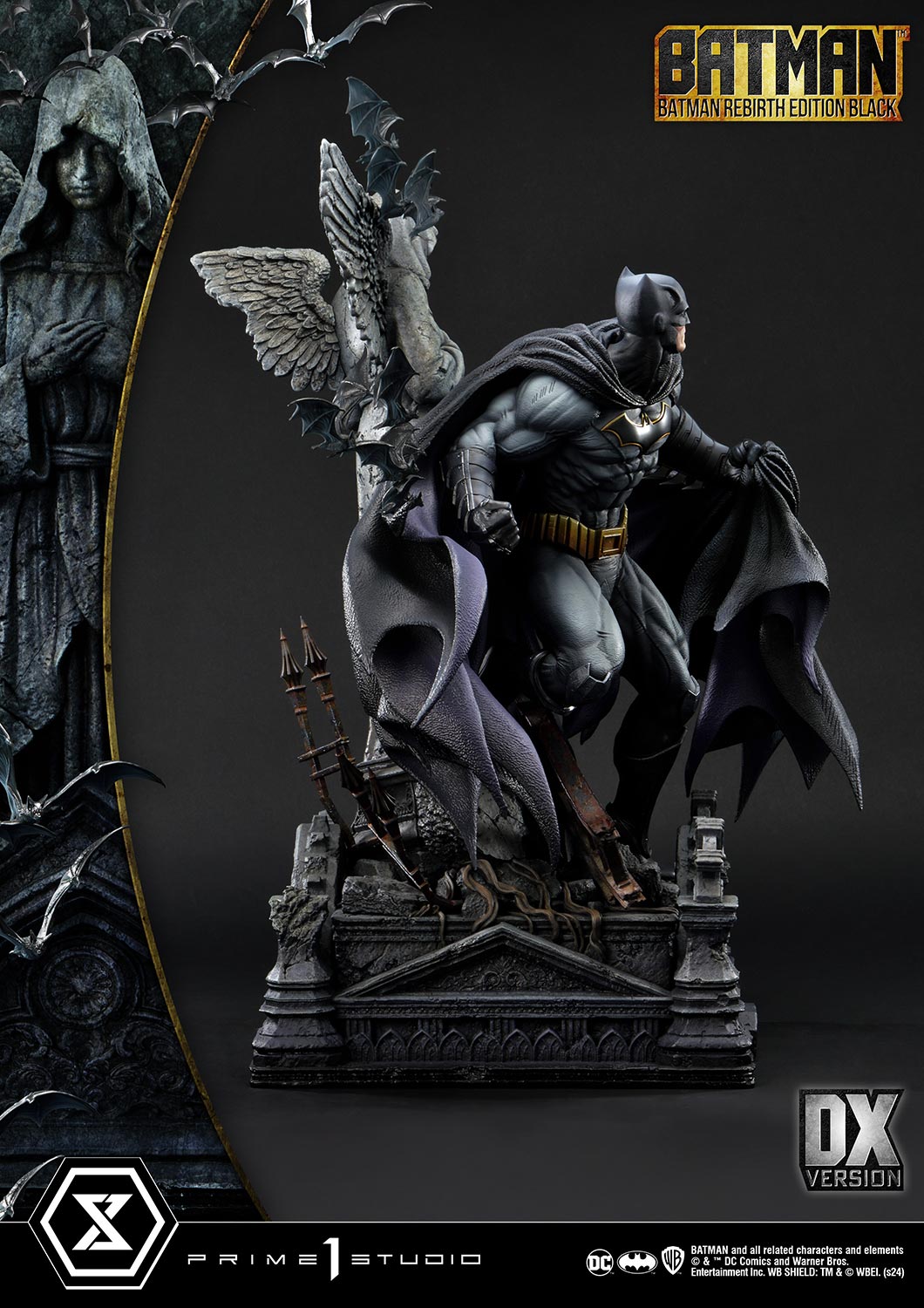 Batman Rebirth Edition (Schwarz) DX Bonus-Version Statue von Prime 1 Studio