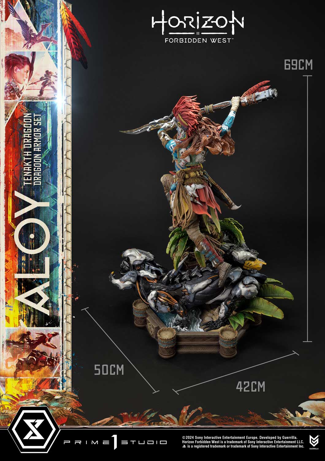Horizon Zero Dawn Aloy Tenakth Dragoon-Rüstung Bonusversion von Prime 1 Studio