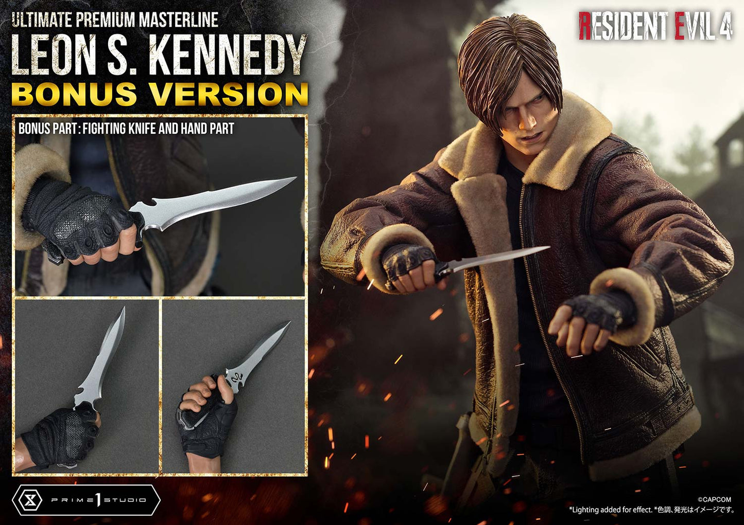 Resident Evil 4 Leon S. Kennedy Bonusversion Statue von Prime1 Studios
