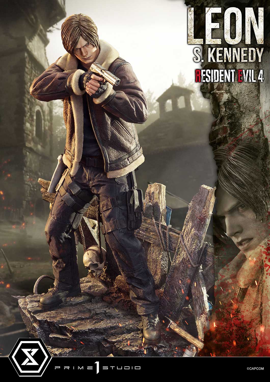 Resident Evil 4 Leon S. Kennedy Bonusversion Statue von Prime1 Studios