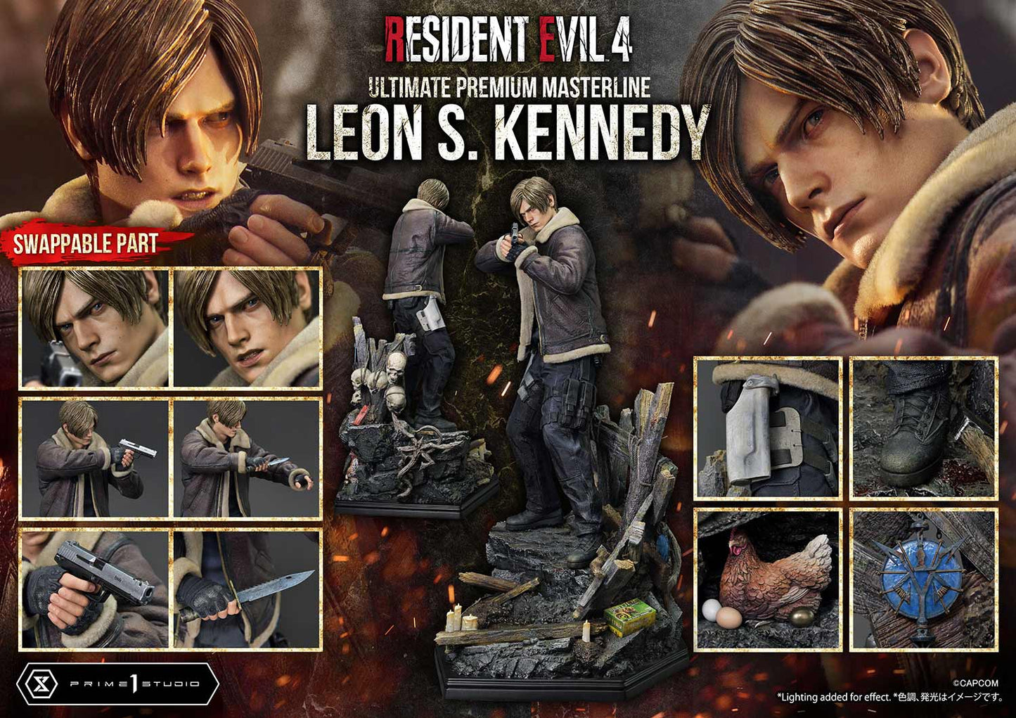 Resident Evil 4 Leon S. Kennedy Bonusversion Statue von Prime1 Studios
