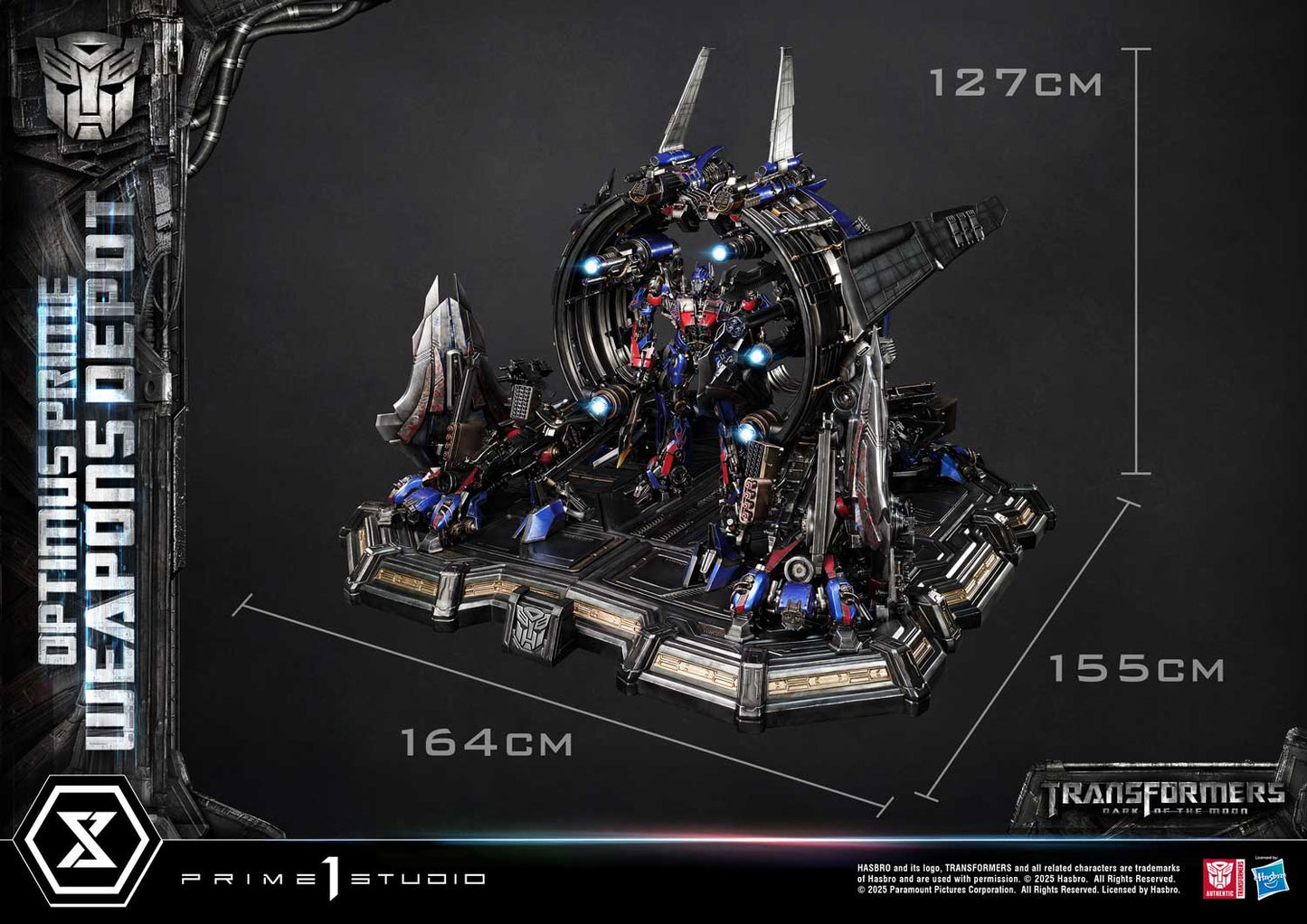 Transformers: DOTM Optimus Prime Waffenlager (Bonus-Version) von Prime 1 Studio