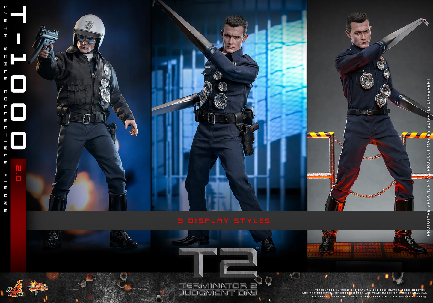 T-1000 (2.0) Sechster Maßstab Figur von Hot Toys