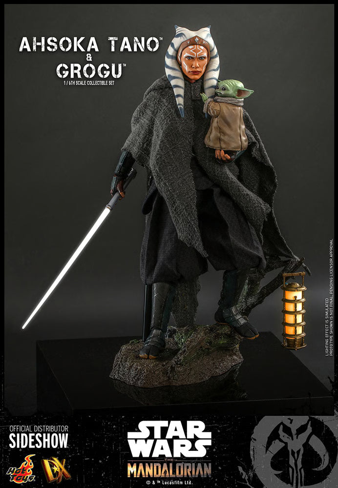 Star Wars: The Mandalorian Ahsoka Tano und Grogu Set von Hot Toys