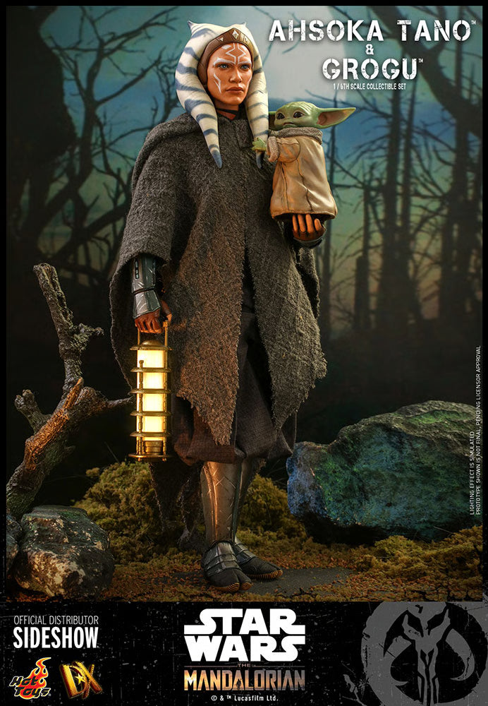 Star Wars: The Mandalorian Ahsoka Tano und Grogu Set von Hot Toys