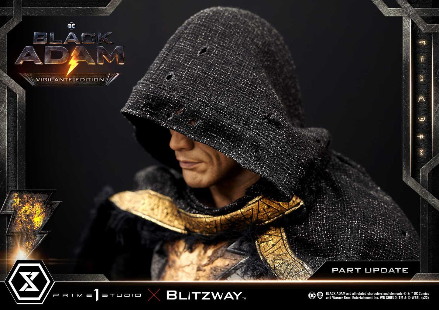 Black Adam Vigilante Edition DC Statue von Prime 1 Studio