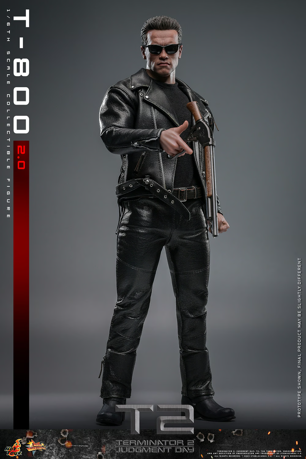 T-800 (2.0) Sixth Scale Figure von Hot Toys