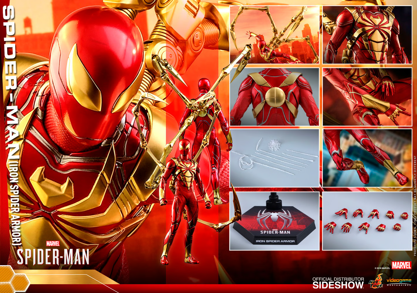 Spider-Man (Iron Spider Rüstung) Sixth Scale Figur von Hot Toys